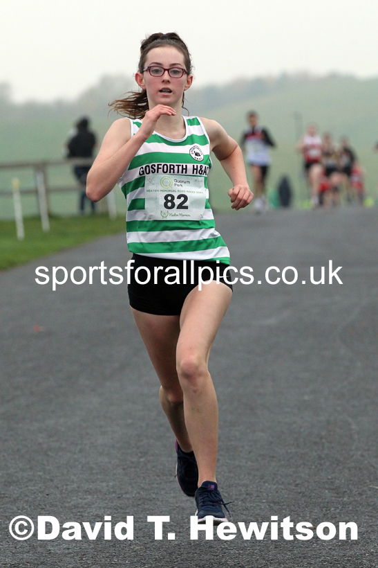 Boys and Girls under-15s 2021 Heaton Memorial Road Races, Town Moor, Newcastle. Photo: David T. Hewitson/Sports for All Pics